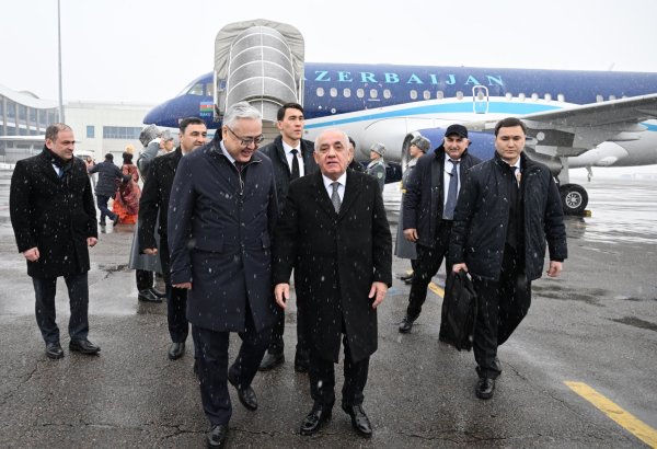 Azerbaijani PM arrives in Kazakhstan's Almaty on working visit