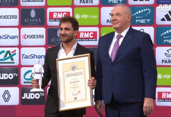 Azerbaijani judoka awarded "Judoka of the Year" by International Judo Federation (PHOTO)