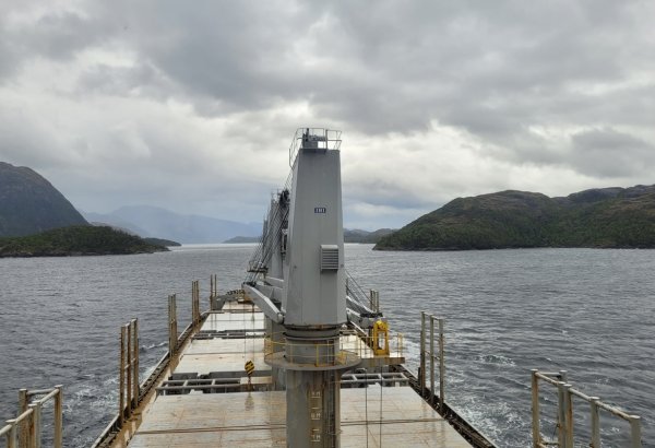 Azerbaijani Murovdag vessel makes historic passage through Strait of Magellan