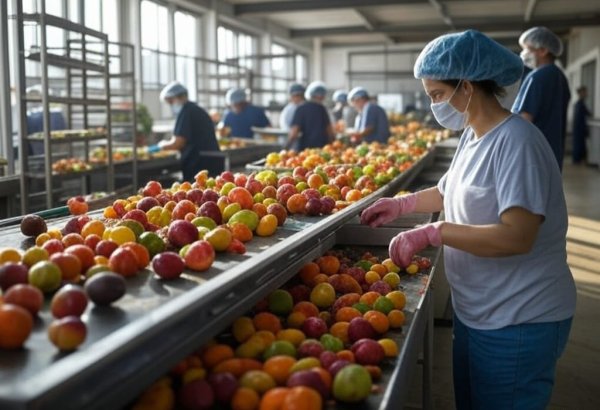 Azerbaijan's export of fruits and vegetables outspacing import in 2M2025