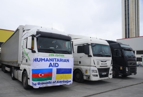 Azerbaijan dispatches next humanitarian aid shipment to Ukraine containing electrical equipment (PHOTO)