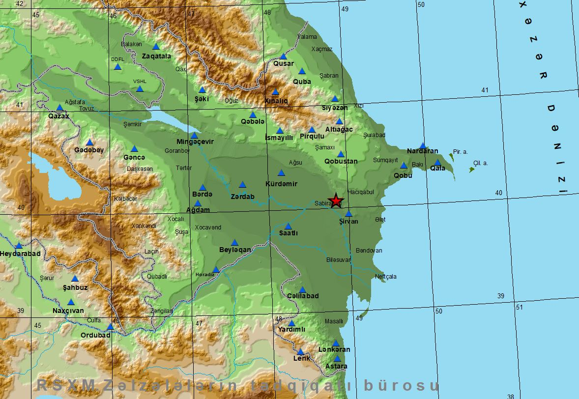 Earthquake strikes Azerbaijan's Hajigabul district