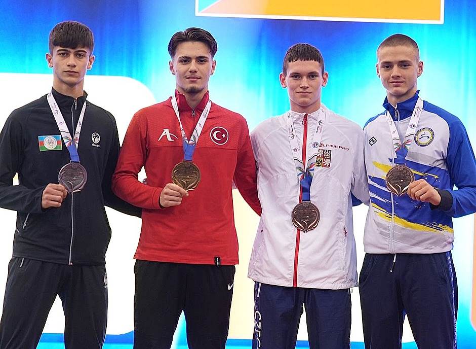 Azerbaijani karate team wins three medals at European Championship (PHOTO)