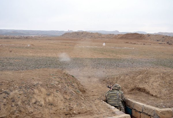 Azerbaijani reserve forces keep up their training exercises