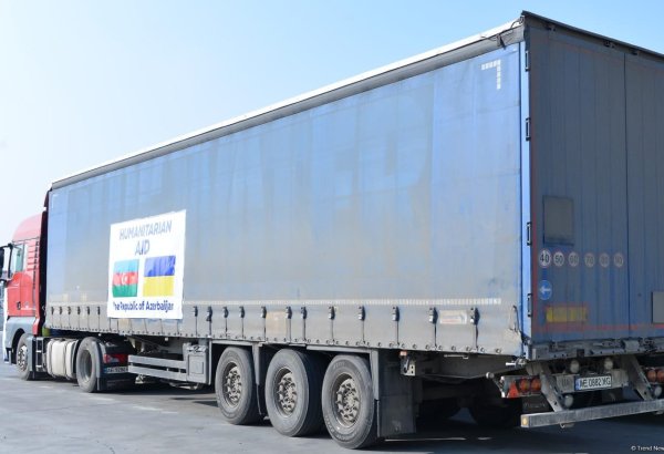 Azerbaijan dispatches next convoy with humanitarian aid to Ukraine (PHOTO/VIDEO)