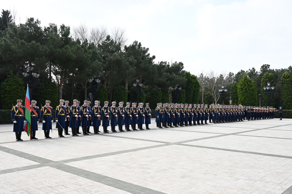 Baku hosts official welcome ceremony for President of Somalia (PHOTO/VIDEO)