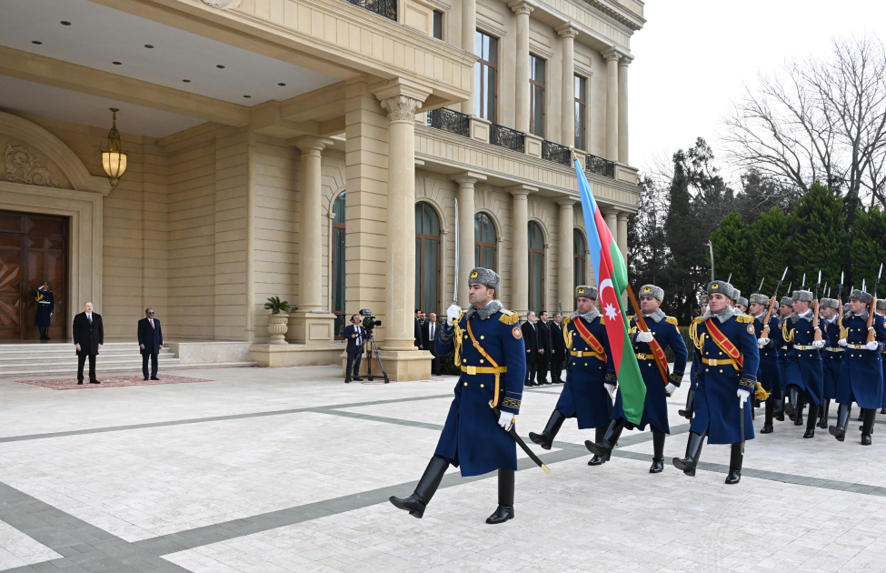 Baku hosts official welcome ceremony for President of Somalia (PHOTO/VIDEO)