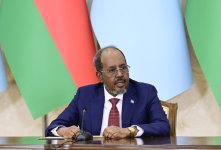 President Ilham Aliyev, President of Somalia make press statements (PHOTO)