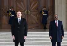 Baku hosts official welcome ceremony for President of Somalia (PHOTO/VIDEO)