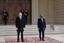 Baku hosts official welcome ceremony for President of Somalia (PHOTO/VIDEO)