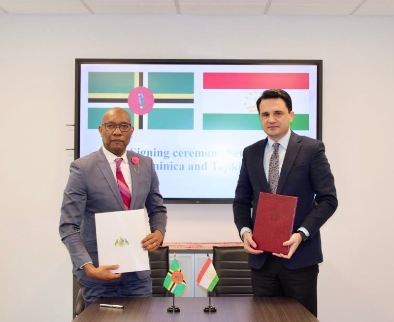 Tajikistan, Dominica ink agreement to abolish visa requirements