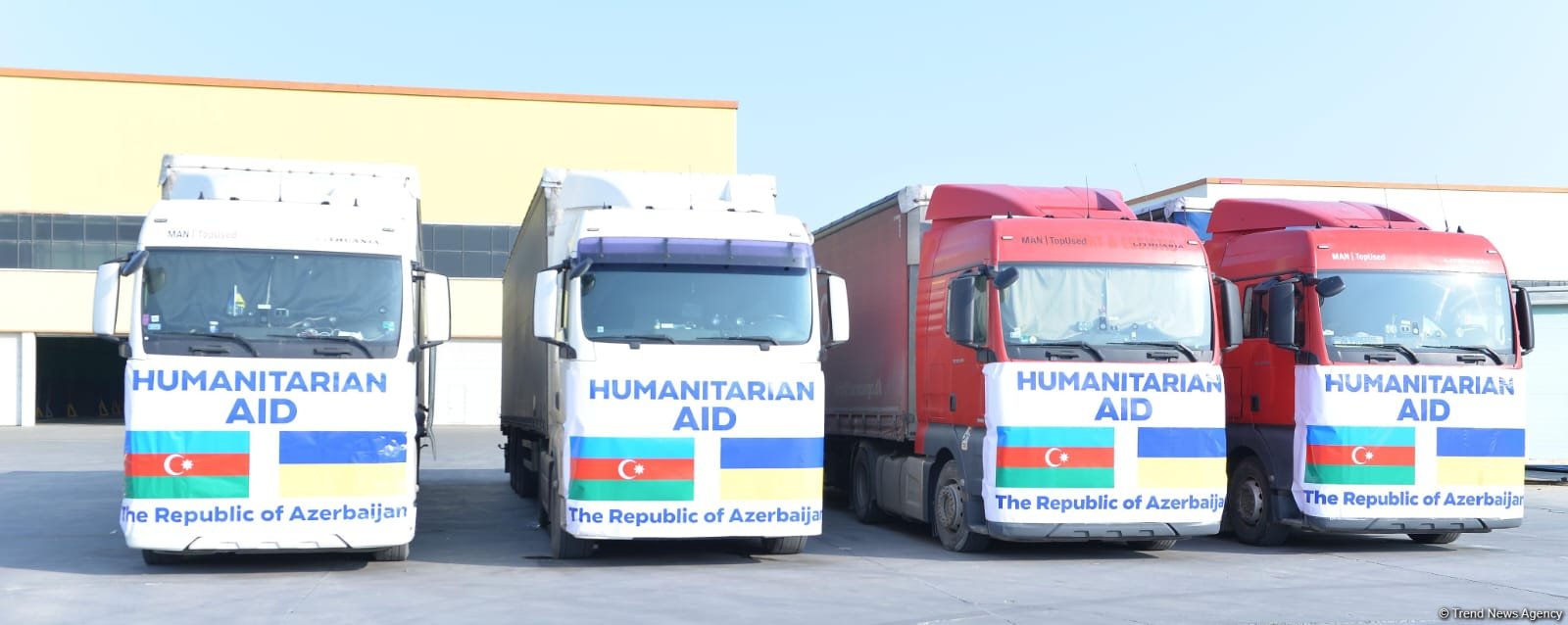 Azerbaijan dispatches next convoy with humanitarian aid to Ukraine (PHOTO/VIDEO)