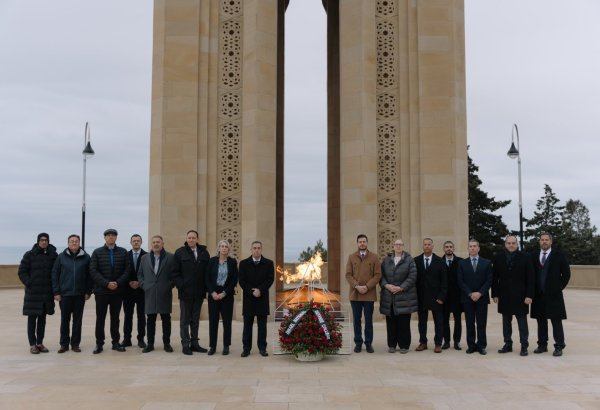 Israel National Defense College delegation visits Azerbaijan (PHOTO)