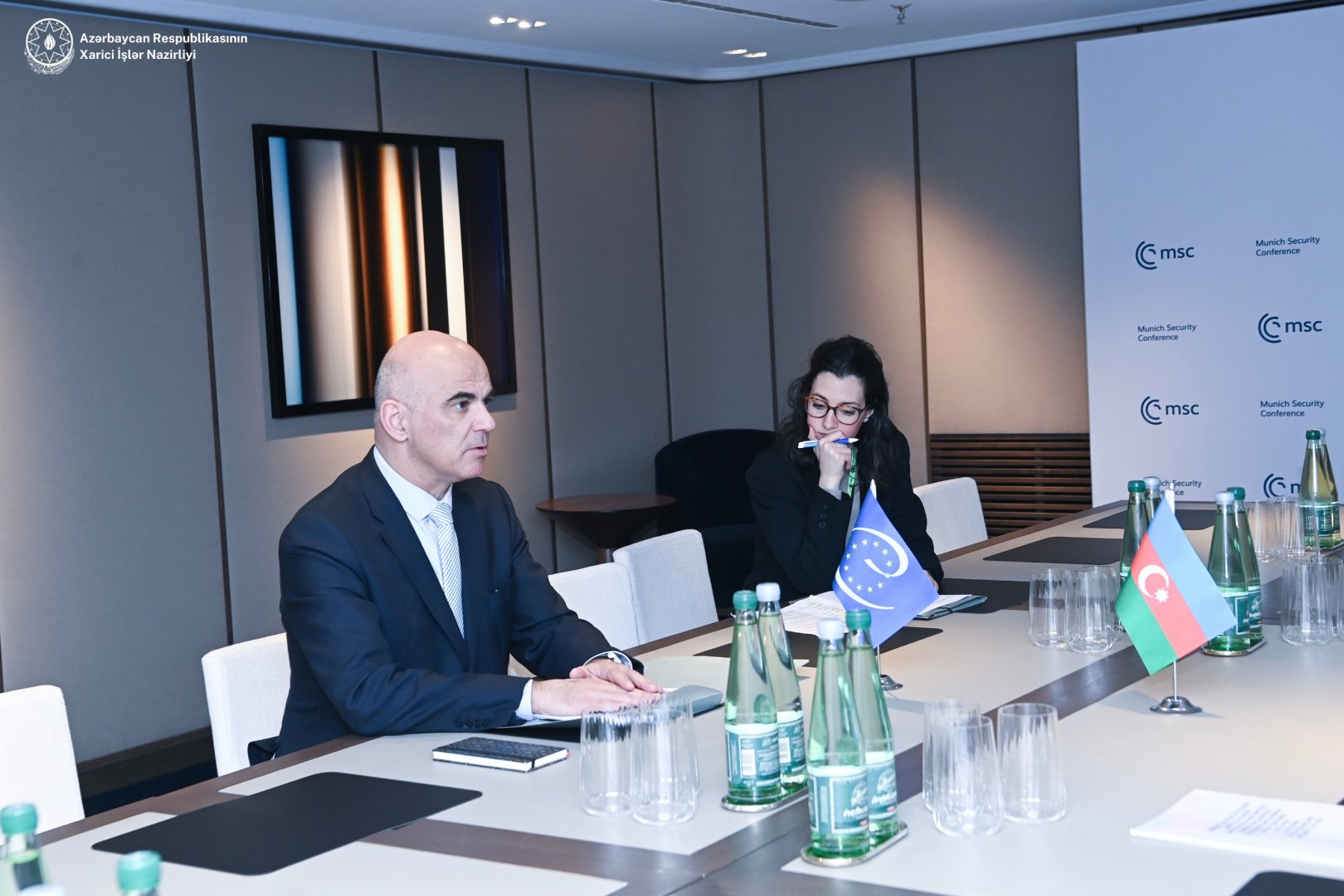 Azerbaijani FM, Secretary General of Council of Europe discuss current cooperation (PHOTO)