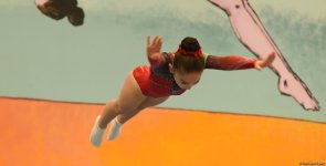 Trampoline and tumbling championships kick off in Azerbaijan's Baku (PHOTO)