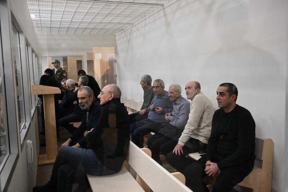 Trial of Armenians accused of crimes against peace and humanity, war and other grave crimes continues (PHOTO)