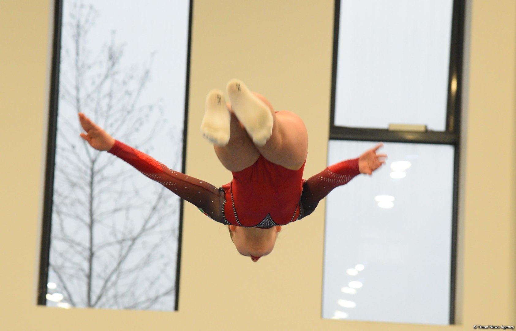 Trampoline and tumbling championships kick off in Azerbaijan's Baku (PHOTO)