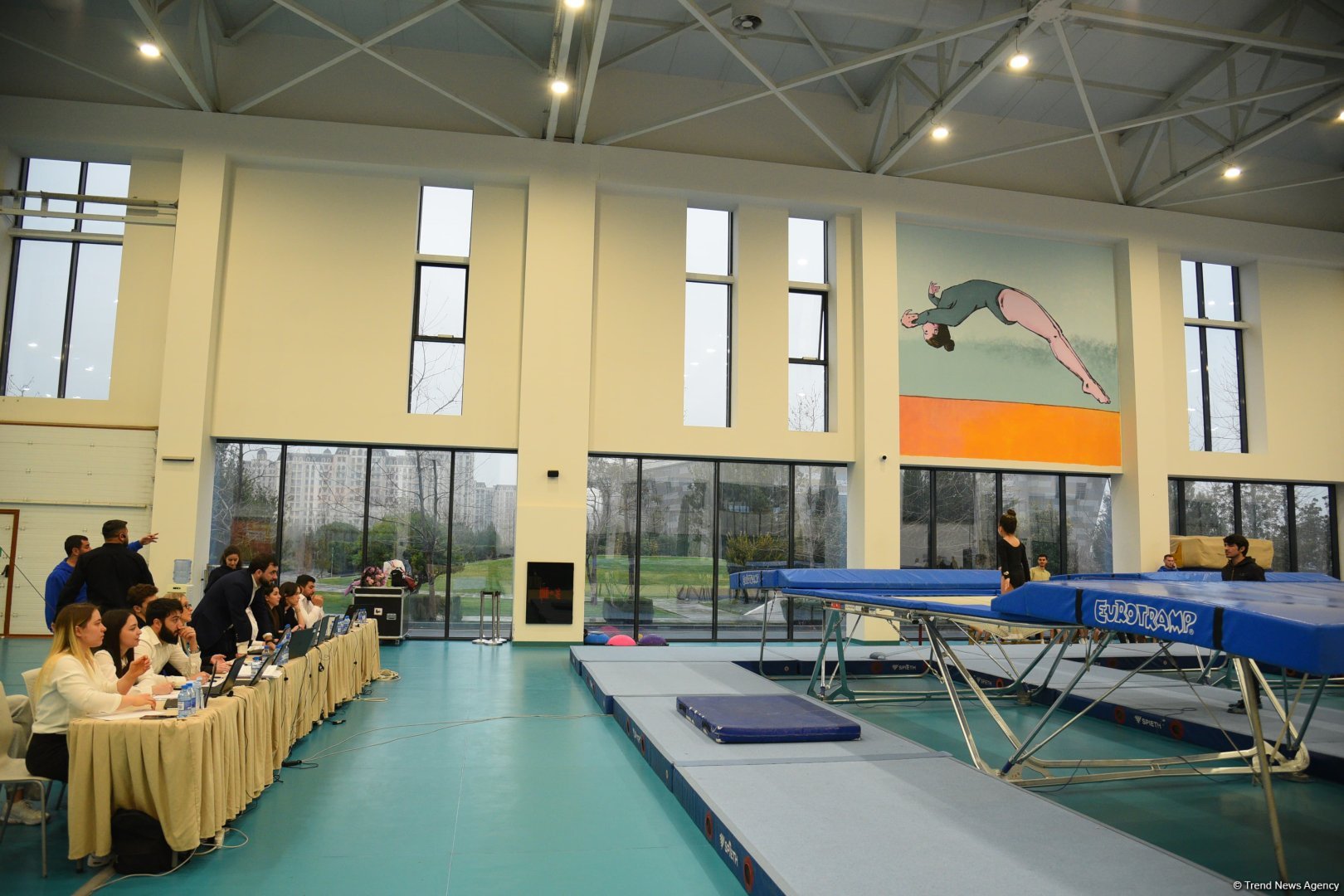 Trampoline and tumbling championships kick off in Azerbaijan's Baku (PHOTO)