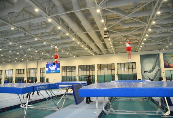 Trampoline and tumbling championship heats up in Azerbaijan's Baku (PHOTO)