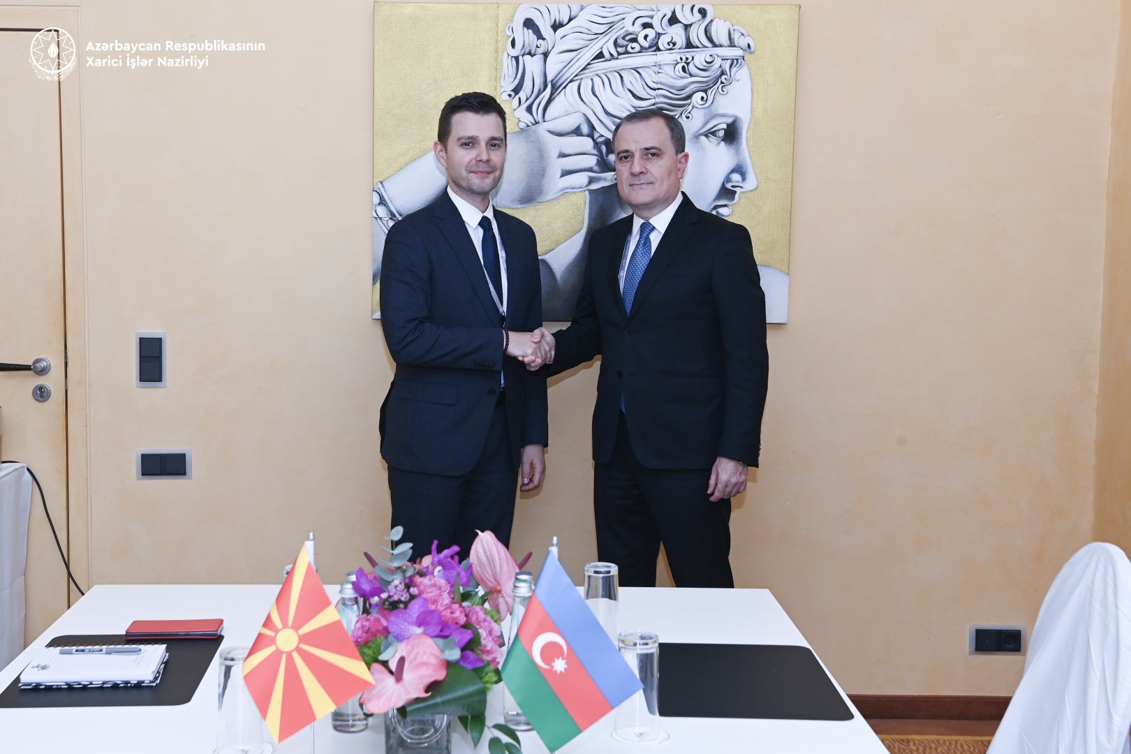 FMs of Azerbaijan, North Macedonia discuss bilateral cooperation (PHOTO)