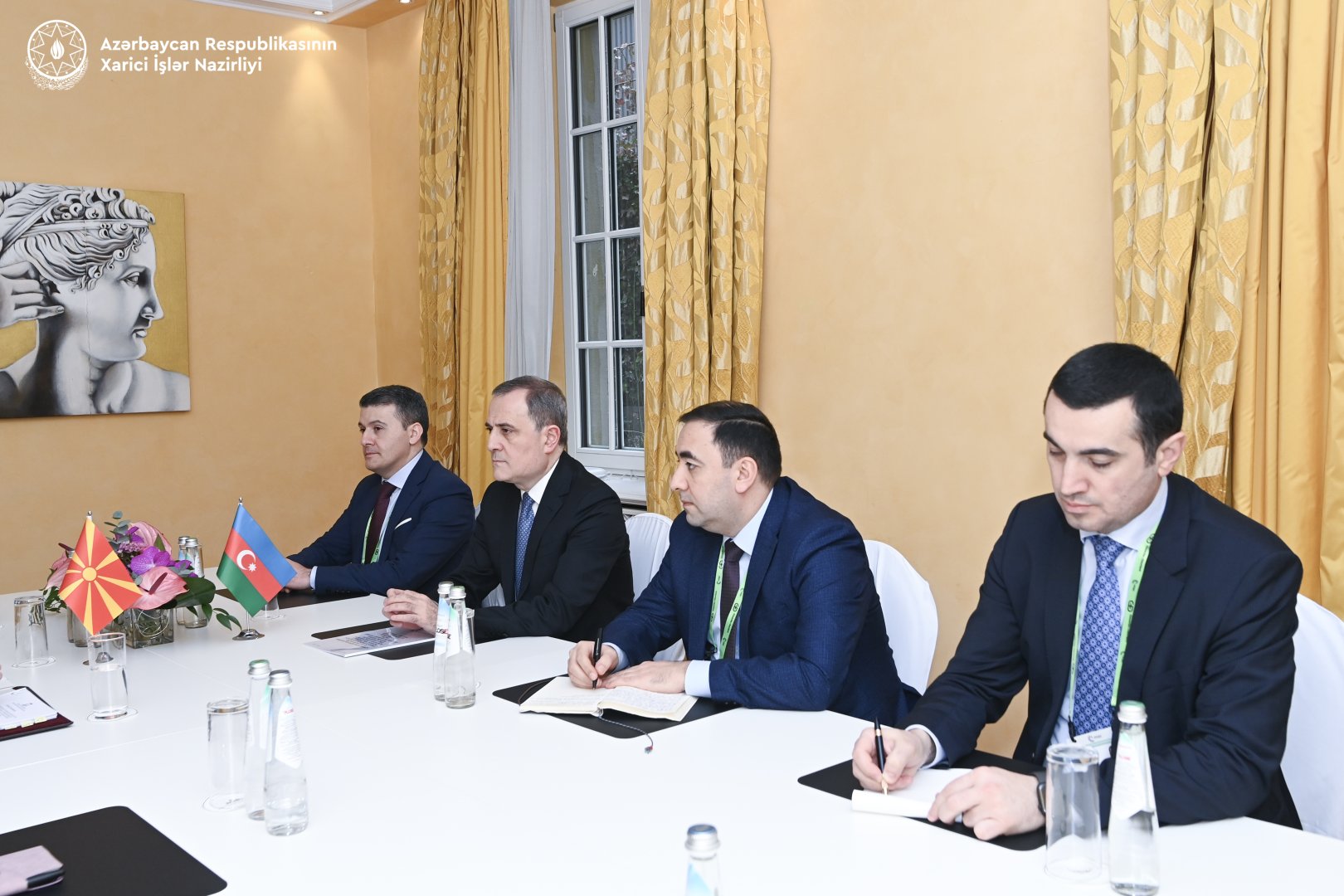 FMs of Azerbaijan, North Macedonia discuss bilateral cooperation (PHOTO)