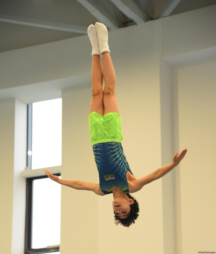 Trampoline and tumbling championship heats up in Azerbaijan's Baku (PHOTO)