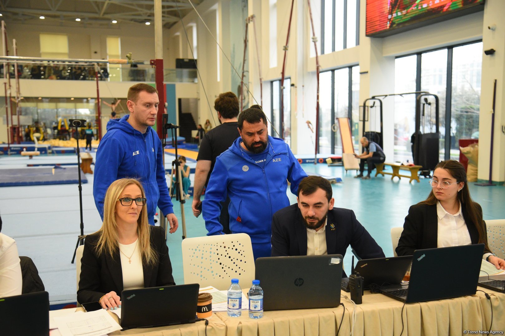 Trampoline and tumbling championship heats up in Azerbaijan's Baku (PHOTO)