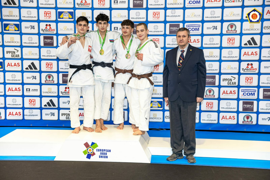 Azerbaijani judokas win six medals on first day of European Cup (PHOTO)