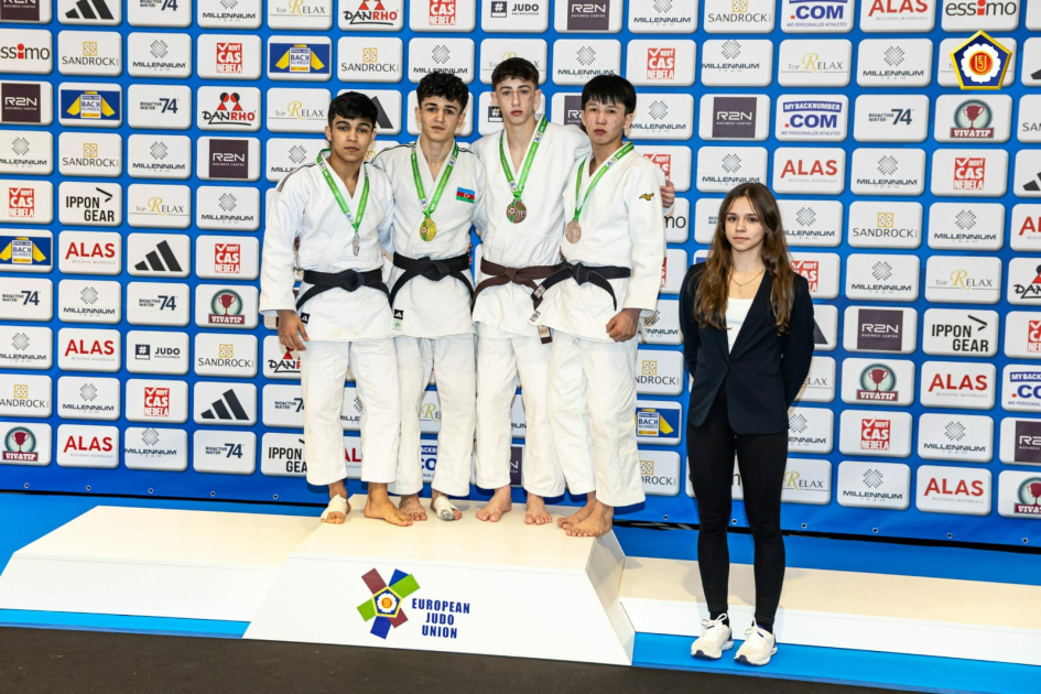 Azerbaijani judokas win six medals on first day of European Cup (PHOTO)