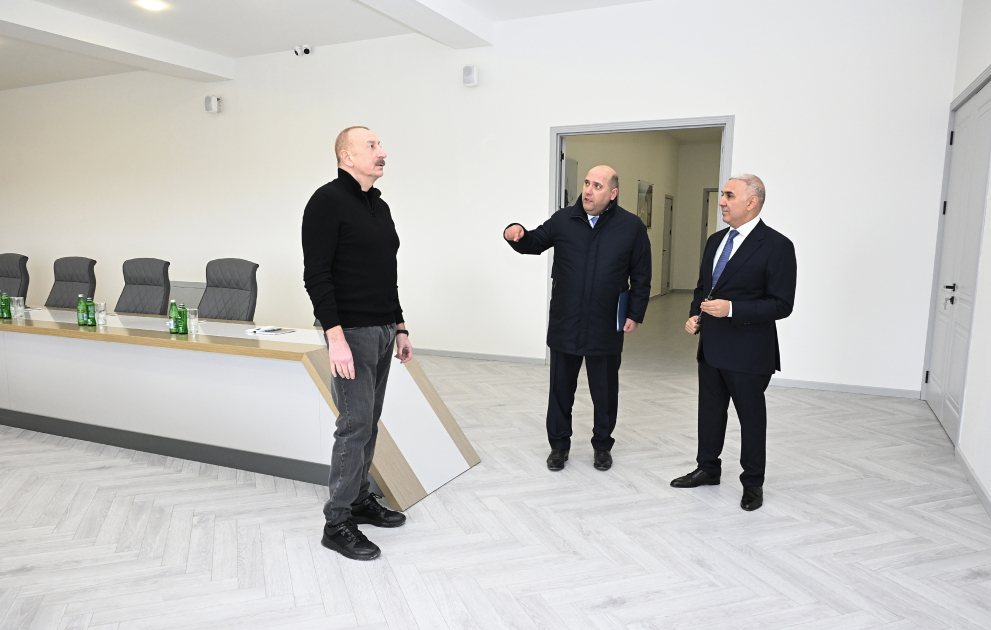 President Ilham Aliyev attends inauguration of Aghdam Regional Digital Management Center and Training and Education Complex (PHOTO)