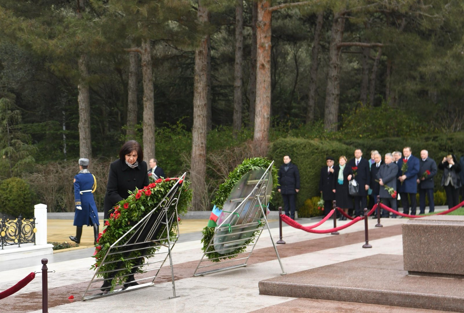 Belarusian MPs visit Alleys of Honors and Martyrs in Azerbaijan's Baku (PHOTO)