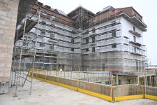 President Ilham Aliyev, First Lady Mehriban Aliyeva review ongoing construction of Hilton Garden Inn in Aghdam (PHOTO)
