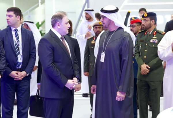 UAE president inspects Azerbaijani military products at IDEX 2025 exhibition