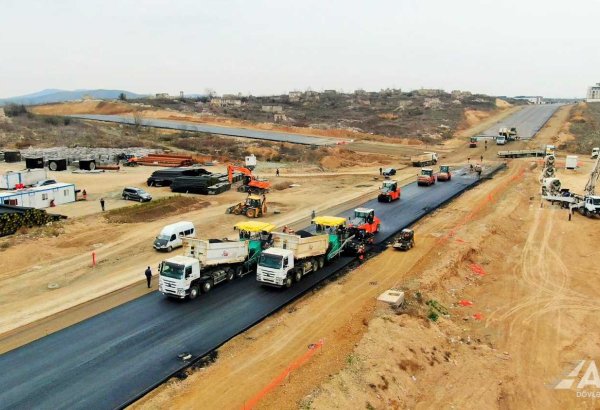 Azerbaijan accents quick, sound building of its Fuzuli city's internal roads (PHOTO/VIDEO)