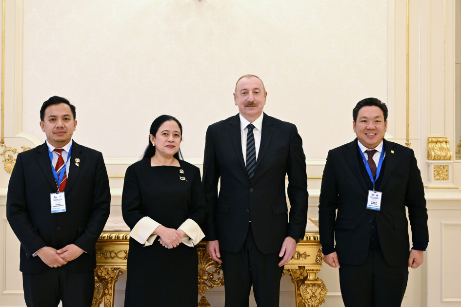 President Ilham Aliyev receives Speaker of House of Representatives of Indonesia (PHOTO/VIDEO)