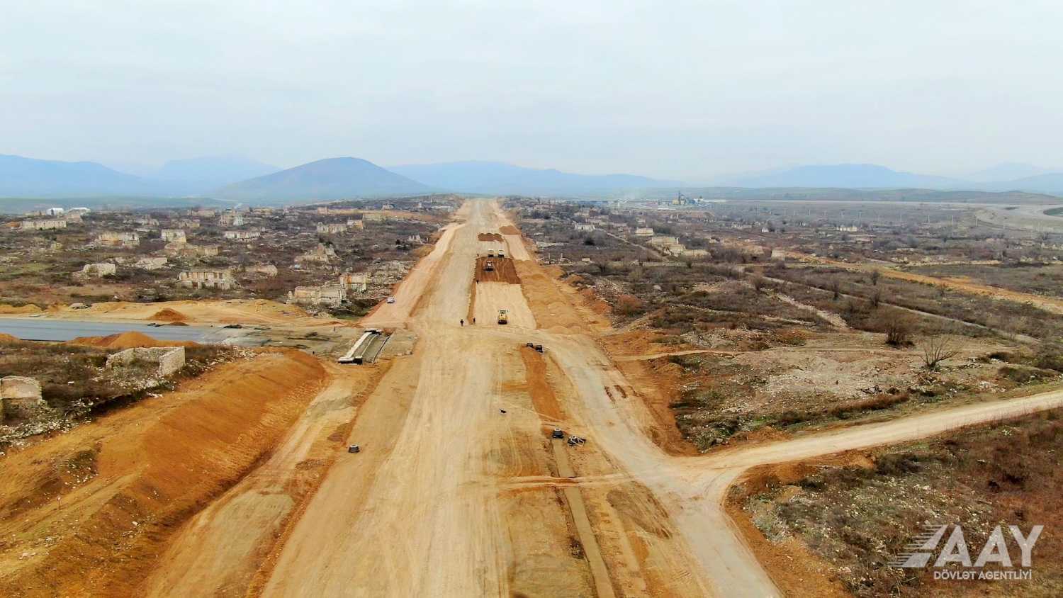 Azerbaijan accents quick, sound building of its Fuzuli city's internal roads (PHOTO/VIDEO)
