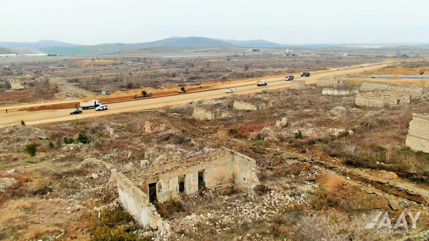 Azerbaijan accents quick, sound building of its Fuzuli city's internal roads (PHOTO/VIDEO)