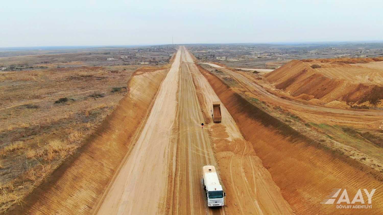 Azerbaijan accents quick, sound building of its Fuzuli city's internal roads (PHOTO/VIDEO)