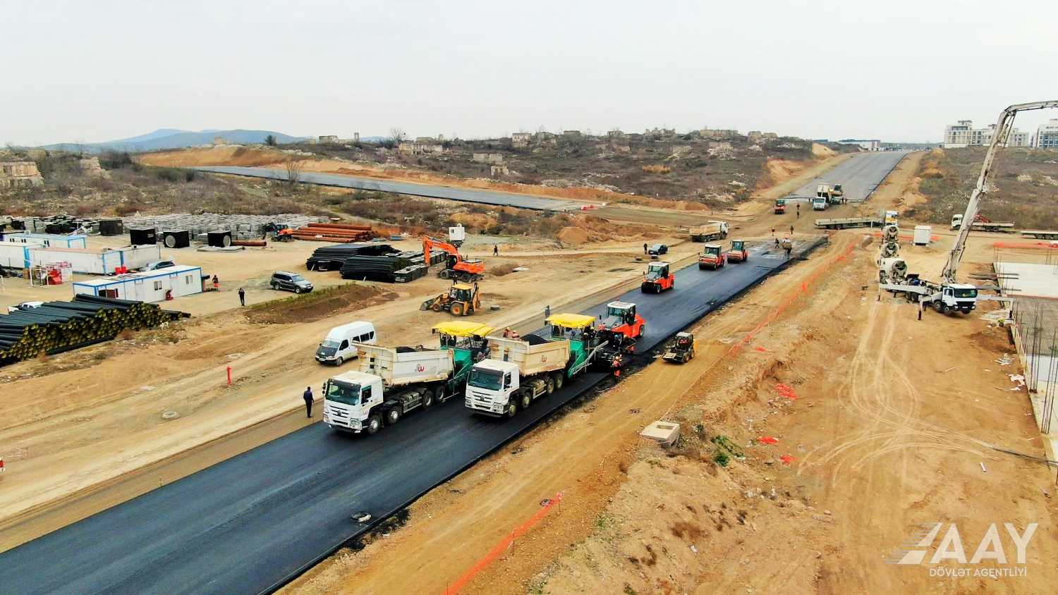 Azerbaijan accents quick, sound building of its Fuzuli city's internal roads (PHOTO/VIDEO)