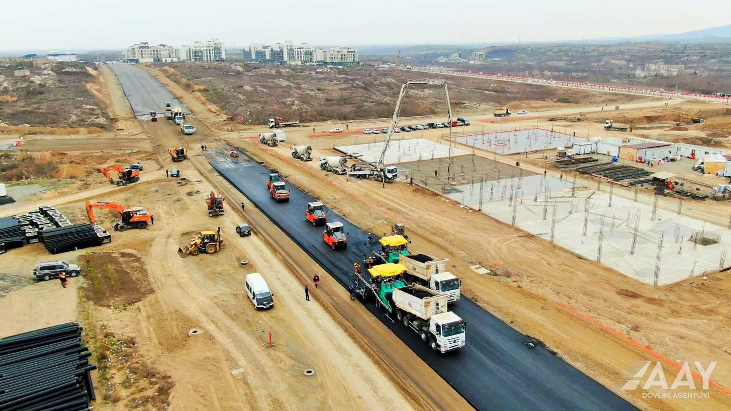Azerbaijan accents quick, sound building of its Fuzuli city's internal roads (PHOTO/VIDEO)