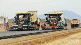 Azerbaijan accents quick, sound building of its Fuzuli city's internal roads (PHOTO/VIDEO)