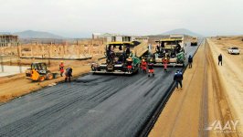 Azerbaijan accents quick, sound building of its Fuzuli city's internal roads (PHOTO/VIDEO)