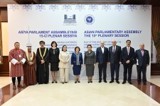 First day of 15th plenary session of Asian Parliamentary Assembly wraps up in Azerbaijan's Baku (PHOTO)