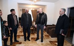 President Ilham Aliyev reviews restoration in Ballija village, meets relocated residents (PHOTO/VIDEO)