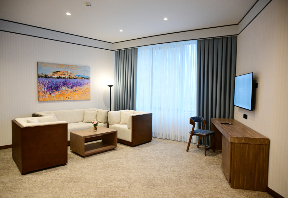 President Ilham Aliyev attends opening of Bulud Hotel in Khankendi (PHOTO/VIDEO)