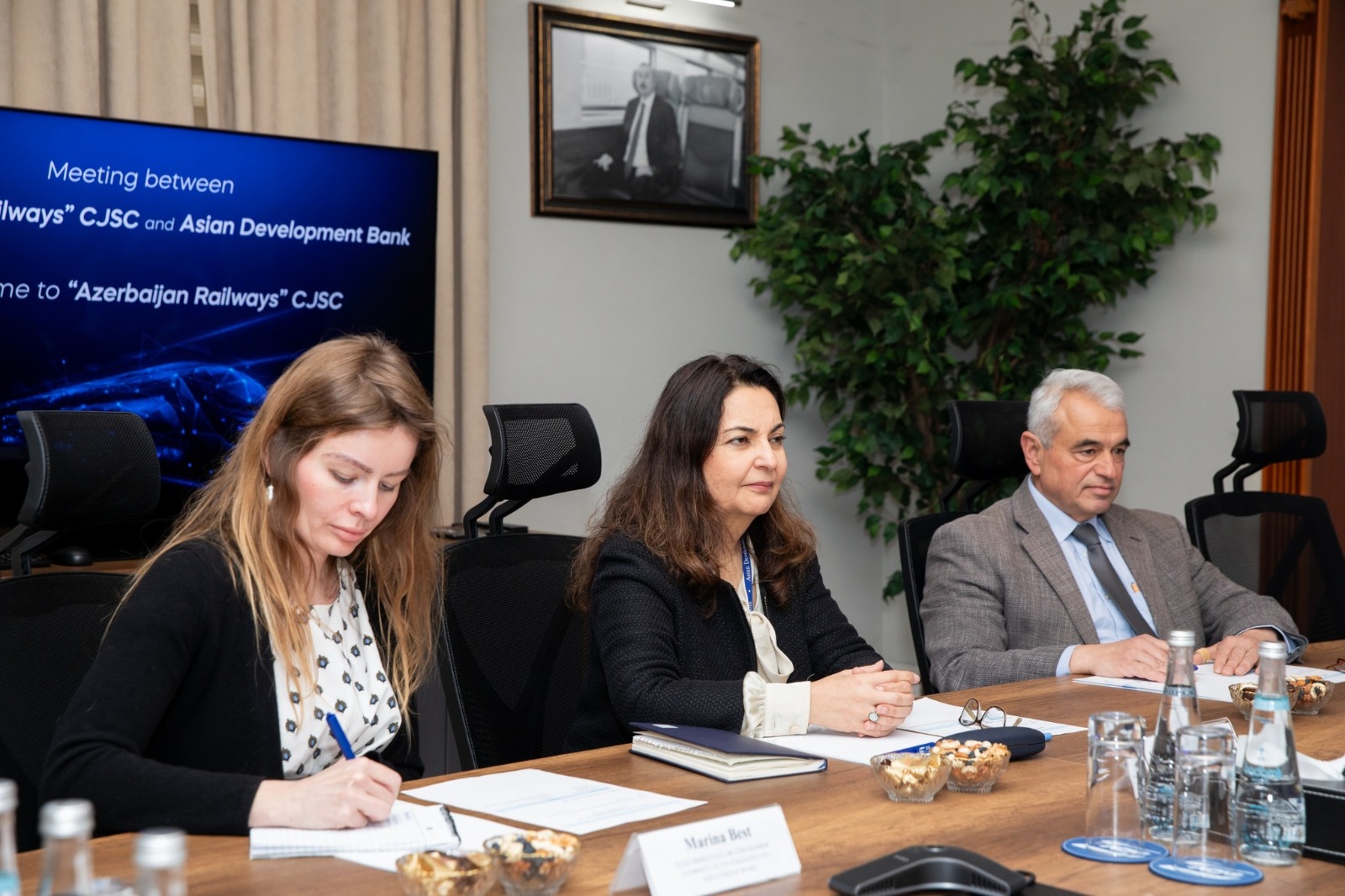 Azerbaijan, ADB strategize Sumgayit-Yalama railway modernization (PHOTO)