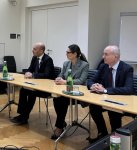 Azerbaijani parliamentary delegation holds talks with OSCE PA President (PHOTO)