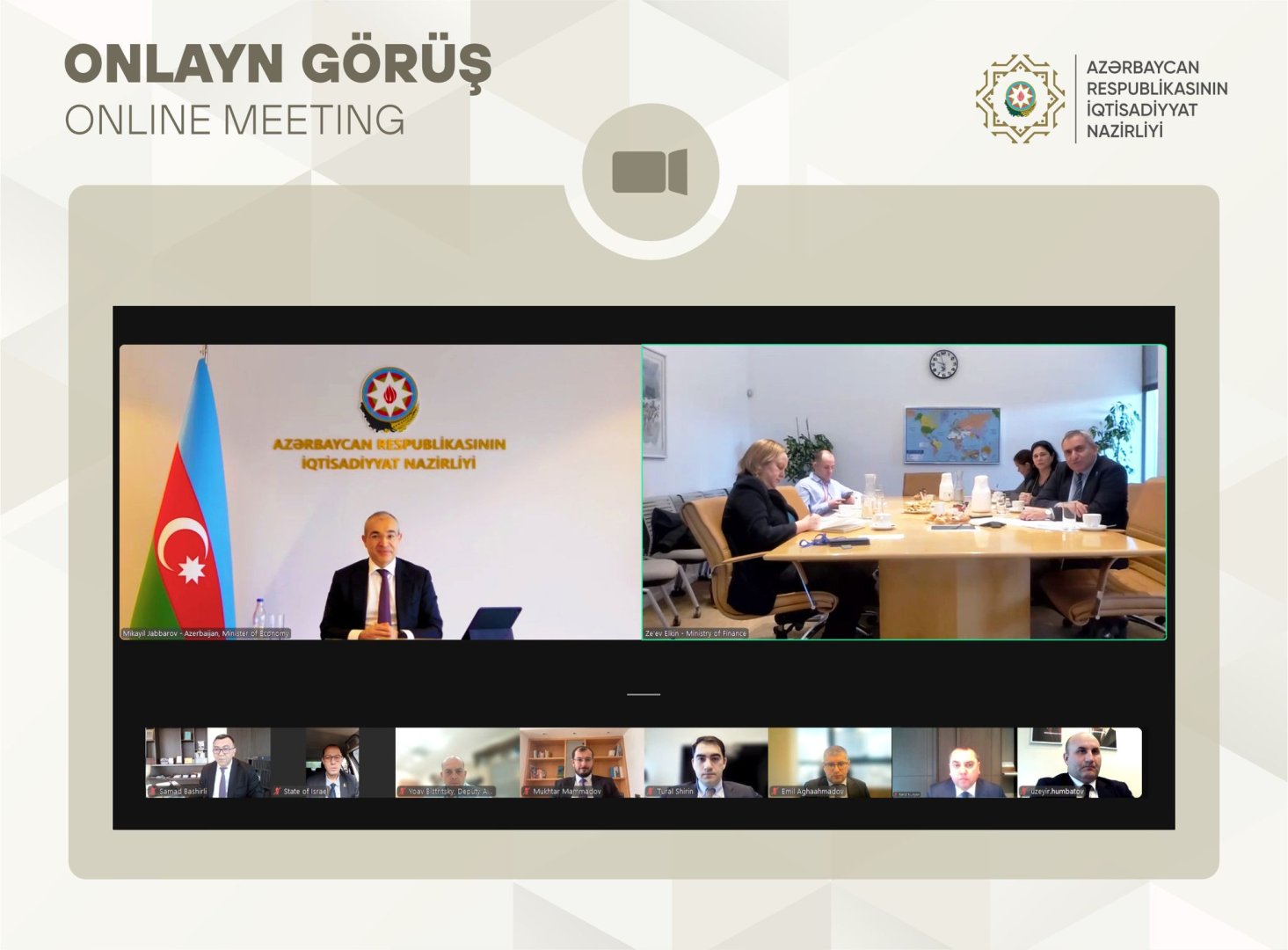 Azerbaijan, Israel brainstorm holding of Joint Intergovernmental Commission's next session
