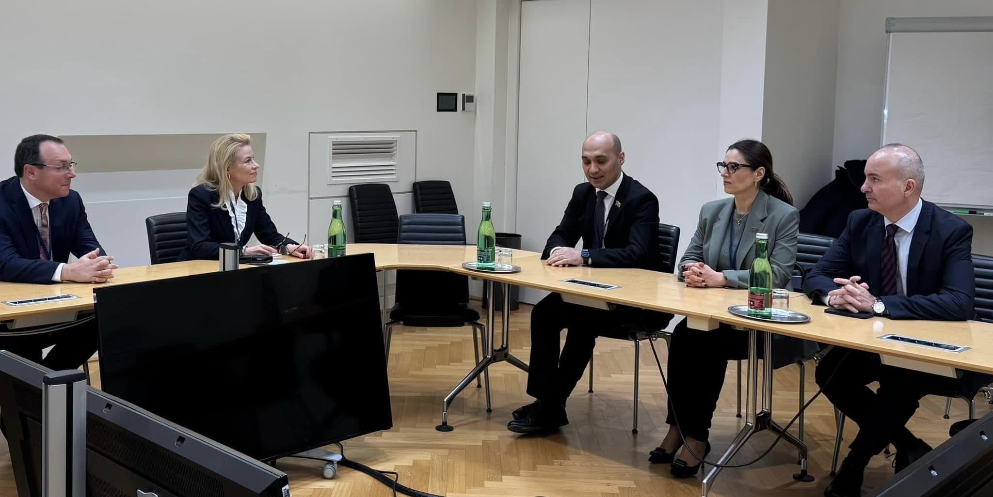 Azerbaijani parliamentary delegation holds talks with OSCE PA President (PHOTO)