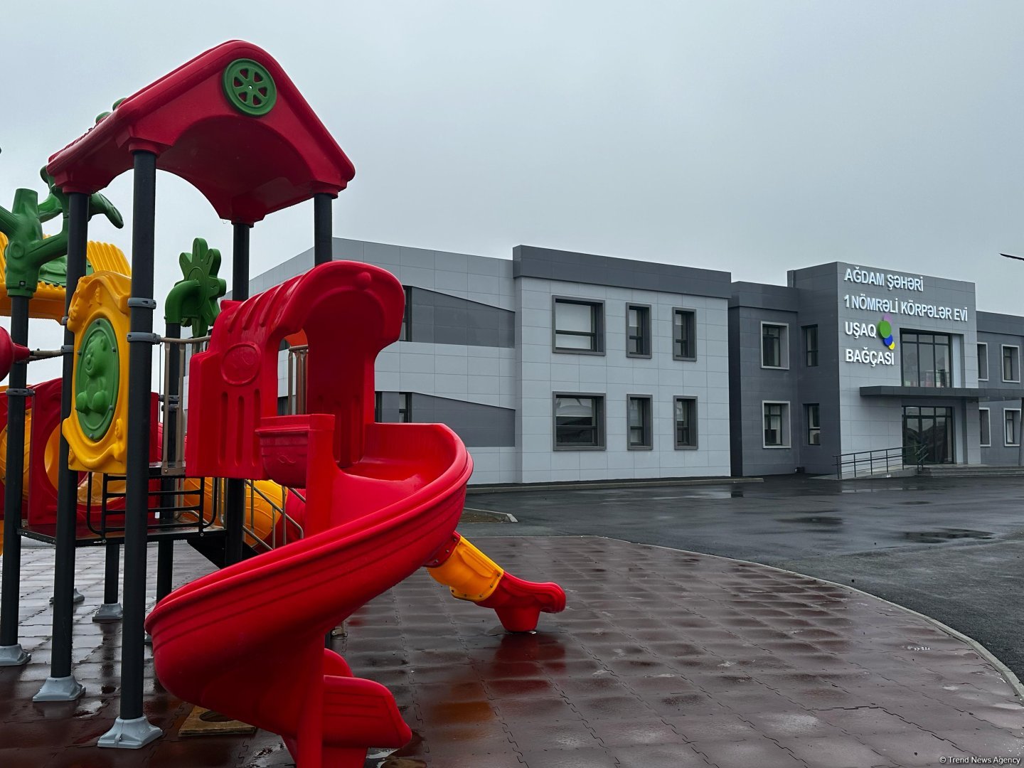 Azerbaijan's Aghdam city nears completion of new school and kindergarten projects (PHOTO)